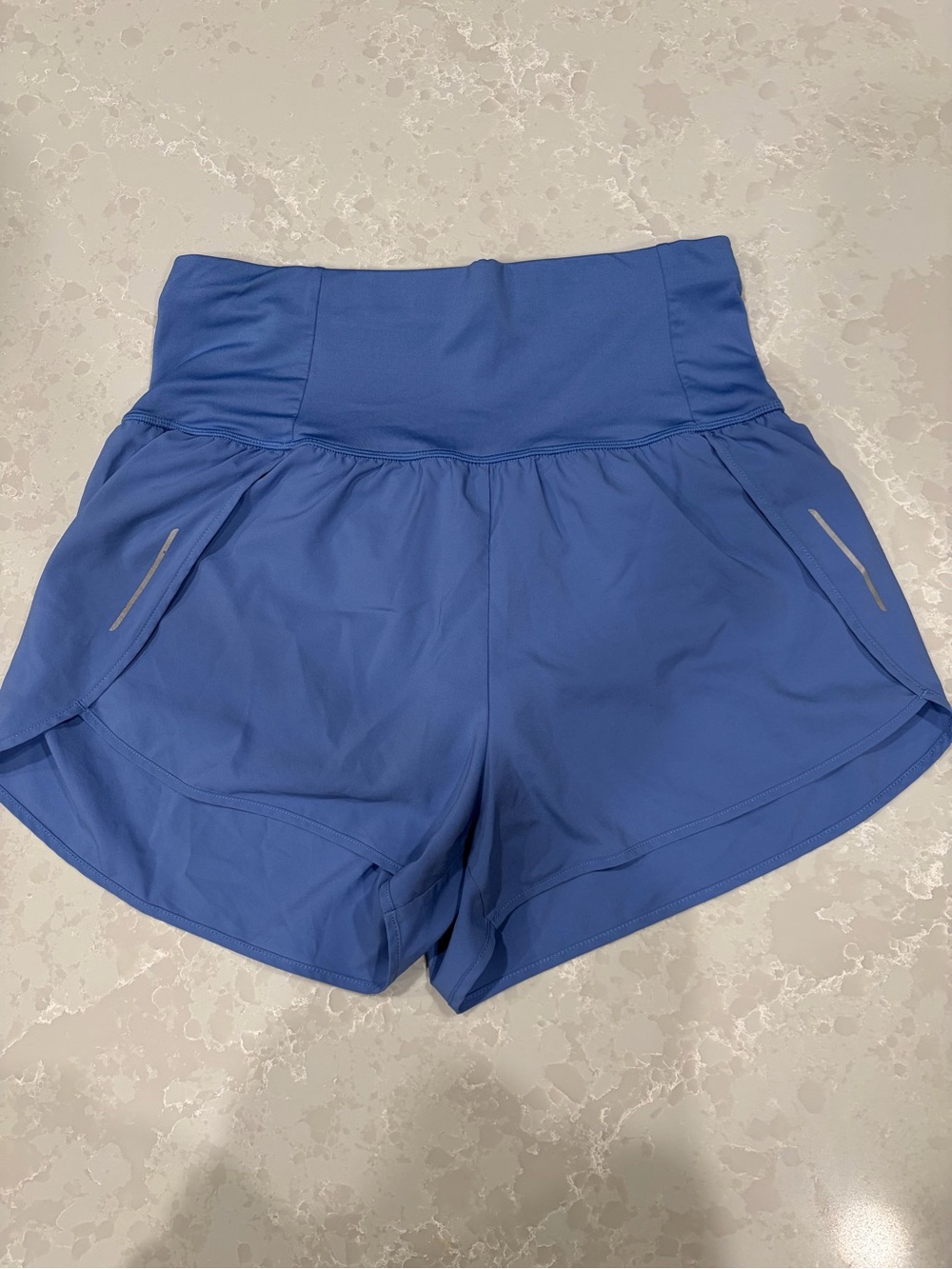 all in motion Purple-Blue High-Rise Athletic Shorts
